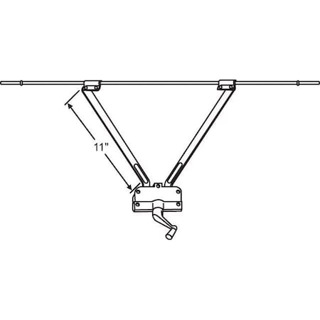 Strybuc Awning Operator 11in Arm Stone 750-1521604